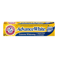 Arm & Hammer Advance Extreme White Stain Defense Fluoride Toothpaste with Baking Soda and Peroxide 6.0oz PKG product image