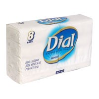 Dial Bath Soap Antibacterial White 8PK of 4oz Bars product image