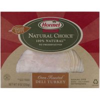 Hormel Natural Choice Oven Roasted Turkey Breast Sliced 8oz PKG product image