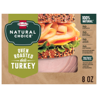 Hormel Natural Choice Oven Roasted Turkey Breast Sliced 8oz PKG