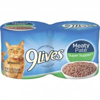 9 Lives Wet Cat Food Super Supper 4PK of 5.5oz Cans 22oz PKG product image