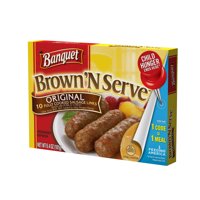 Banquet Brown N Serve Original Sausage Microwave Links 10CT 7oz PKG product image
