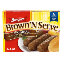 Banquet Brown N Serve Original Sausage Microwave Links 10CT 6.4 oz PKG