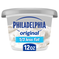 Philadelphia Cream Cheese Soft with 1/3 Less Fat 12oz. Tub