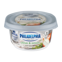 Philadelphia Flavors Cream Cheese Chive and Onion 7.5oz Tub product image