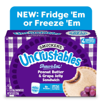 Smucker's Uncrustables Peanut Butter and Grape Jelly 4CT