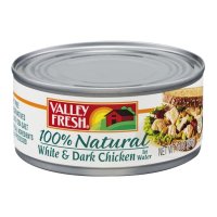 Valley Fresh 100% Natural White and Dark Chicken in Water 10oz Can product image