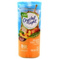 Crystal Light Iced Tea Mix Peach Makes 12QT 1.5 oz Can