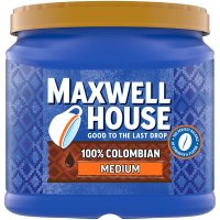 Maxwell House Ground Coffee 100% Colombian Medium Dark 24.5oz Can product image