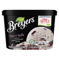 Breyers All Natural Ice Cream Cherry Vanilla 1.5QT