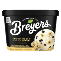 Breyers All Natural Ice Cream Chocolate Chip Cookie Dough 1.5QT