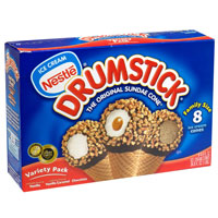 Nestle Drumstick Assortment Sundae Cones 8CT 4.6oz EA 36.8oz Box product image