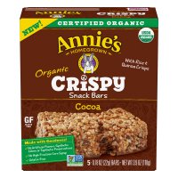 Annie's Organic Cocoa Crispy Snack Bars 3.9oz Box product image