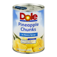 Dole Pineapple Chunks in Heavy Syrup 20oz Can product image