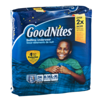 Goodnites Boys Underpants Large 60-125LB Mega Pack 24CT product image