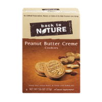 Back To Nature Cookies Peanut Butter Creme Sandwich 9.6oz PKG product image