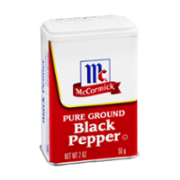 McCormick Black Pepper Ground 1.5oz Can product image