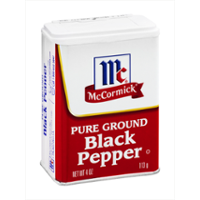 McCormick Black Pepper, Ground 4oz. Can product image