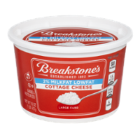 Breakstone's Cottage Cheese Lowfat 2% Large Curd 16oz Tub product image