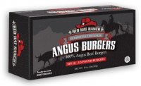 Red Hat Ranch Angus Burgers Frozen All Natural 6CT 2LB Box product image