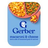 Gerber Macaroni & Cheese with Seasoned Peas & Carrots 6.6oz PKG