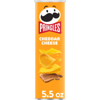Pringles Potato Crisps Cheddar Cheese 5.5oz Can