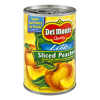 Del Monte Lite Sliced Peaches in Light Syrup 15oz Can product image
