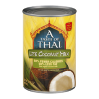 A Taste of Thai Coconut Milk Lite 13.5oz Can product image