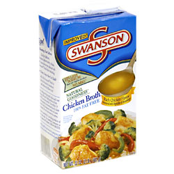 Swanson Chicken Broth 99% Fat Free 32oz. Box product image