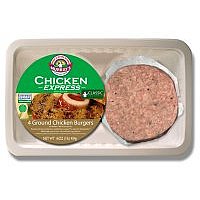 Murrays Chicken Burgers Classic Seasoned 4CT 1LB PKG product image