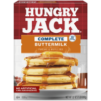 Hungry Jack Complete Buttermilk Pancake & Waffle Mix 32oz Box