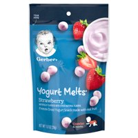 Gerber Yogurt Melts Strawberry 1oz PKG product image