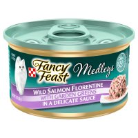 Fancy Feast Elegant Medleys Wild Salmon Florentine with Garden Greens 1CT 3oz product image