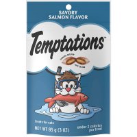 Whiskas Temptations Cat Treats Hearty Savory Salmon 3oz Bag product image