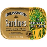 Brunswick Sardines in Mustard & Dill 3.75oz PKG product image