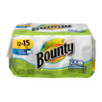 Bounty Big Roll Paper Towels Select-A-Size White 12CT PKG product image