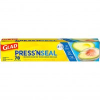 Glad Press N Seal Sealable Plastic Wrap w Griptex 70SQ FT product image