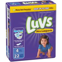 Luvs Diapers Size 4 (22-37LB) Jumbo Pack 22CT PKG product image