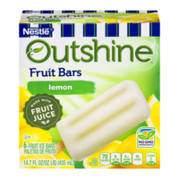 Nestle Frozen Outshine Fruit Bars Lemon 6CT 2.75oz Bars 16oz Box product image