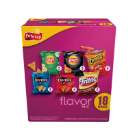 Frito Lay Flavor Sack Chips 18PK Bags 1oz EA