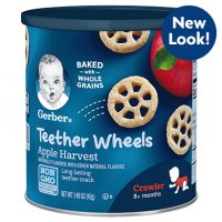 Gerber Teether Wheels Apple Harvest 1.48oz Canister product image