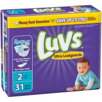 Luvs Diapers Size 2 (12-18LB) Jumbo Pack 31CT PKG product image