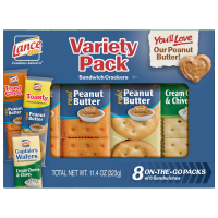 Lance Variety Pack Sandwich Crackers 8CT PKG 11.4oz product image