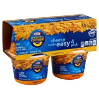 Kraft Easy Mac Original Cup Macaroni & Cheese Dinner 4CT 2.05oz EA 8.2oz PKG product image