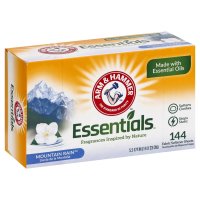 Arm & Hammer Essentials Fabric Softner Sheets Mountain Rain 144CT product image