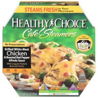 Healthy Choice Cafe Steamers Chicken Linguini & Red Pepper Alfredo 9.8oz PKG product image