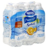 Nestle Pure Life Splash Water Mandarin Orange Splash 6PK of 16.9oz Bottles product image