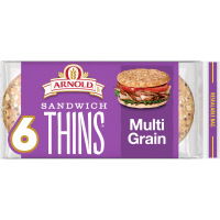Arnold Sandwich Thins Multi-Grain 6CT 12oz PKG