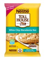 Nestle Toll House Cookie Dough White Chip Macadamia Nut 24CT 16oz PKG product image