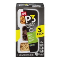 P3 Portable Protein Pack Honey Roasted Peanuts, Teriyaki Beef Jerky, Sunflower Kernels 3Pack 5.4oz product image
